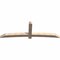 Ekena Millwork Bellingham Smooth Timber Gable Bracket, Douglas Fir, 108"W x 36"H x 5 1/2"D x 5 1/2"F, 8/12 Pitch GBW108X36X0606BEL00SDF - alternate 3